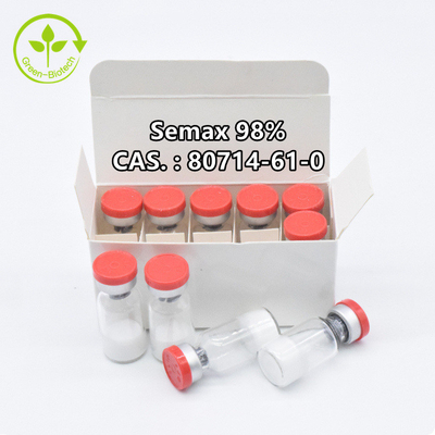 Пролин Histidyl-L-Phenylalanyl-L-Prolyl Glycyl-L- L-Methionyl-L-Α-Glutamyl порошка Cas 80714-61-0 98% Semax