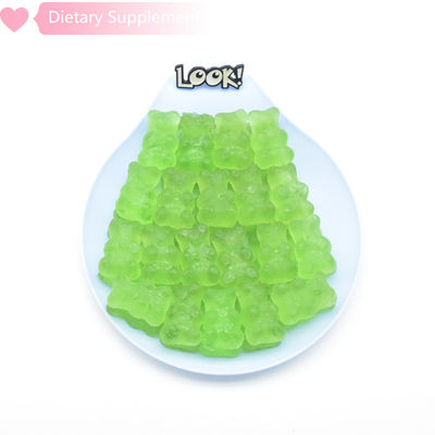 Зеленый цвет Biotech Gummies 1000mg Bladderwrack мха моря Vegan метки частного назначения