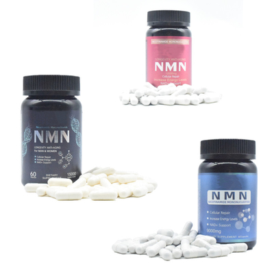 Капсулы 500mg 1200mg 1500mg мононуклеотида NMN 1000mg никотинамида