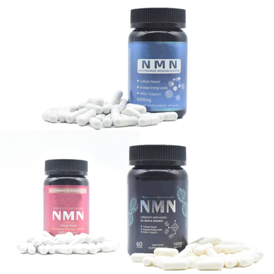 Капсулы 500mg 1200mg 1500mg мононуклеотида NMN 1000mg никотинамида