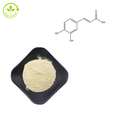 Завод косметической ранга естественный извлекает Caffeic кисловочный порошок 99% CAS 331-39-5