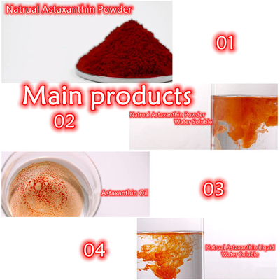 Противоокислительн дополнения порошка астаксантина выдержки 10% Pluvialis Haematococcus