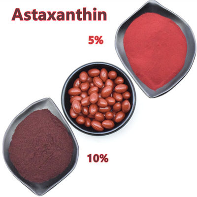 Чистый естественный порошок 1% до 10% астаксантина выдержки Pluvialis Haematococcus