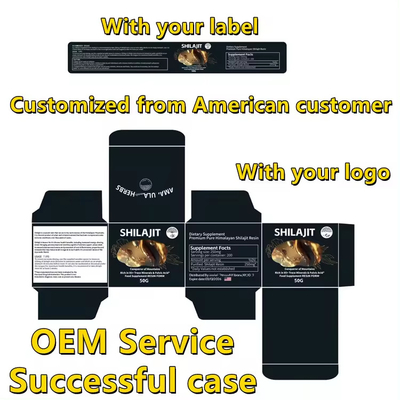 OEM Private Label Wholesale 100% Чистая смола шилажита Фулвиновая кислота