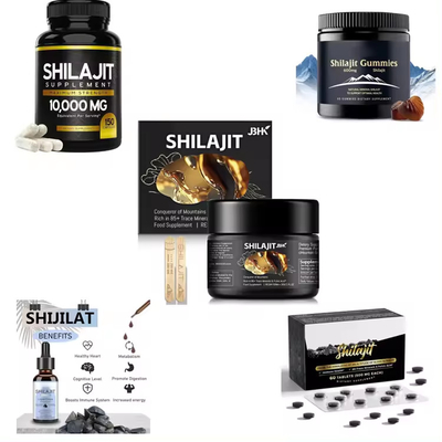 Пищевая добавка OEM Private Label Shilajit Resin Чистая гималайская смола Shilajit Fulvic Acid