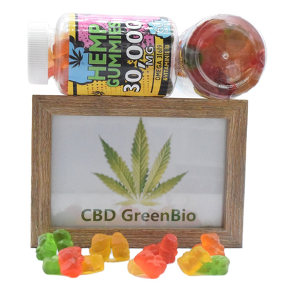 Медведи выдержки CBD пеньки травяные камедеобразные выпускают масло боли CBD камедеобразное