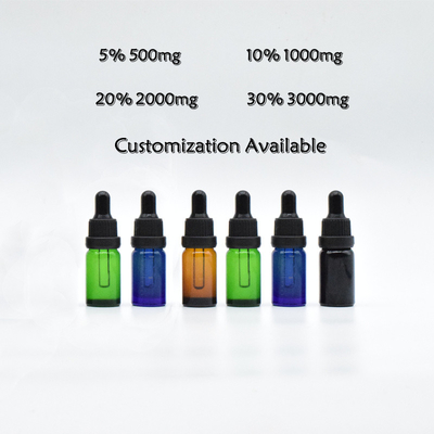 Уменьшение тревожности масла  CBD масла тинктуры изолята 99,9% CBD