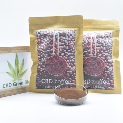 Клейковина свободный не GMO THC порошка растворимого кофе выдержки CBD пеньки свободная