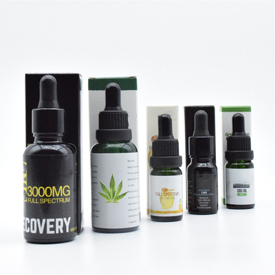 Масло THC спектра CBD ODM OEM широкое свободное для здоровой заботы 500mg 1000mg