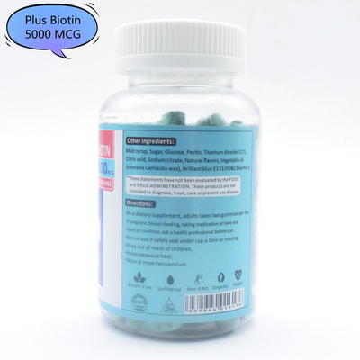 Ацетат Tocopheryl альфы Dl клейковины Gummies медведя роста волос 5000MCG свободный