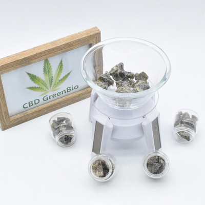 Воск лиманды CBD дыма крошит 10 граммов в наличие бутылки THC свободное высокое био