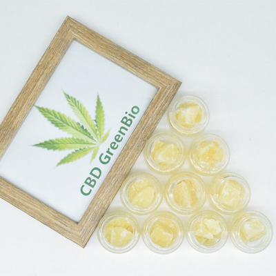 Воск 95% извлечения чистый CBD цветка пеньки для Dabbing испытанного HPLC