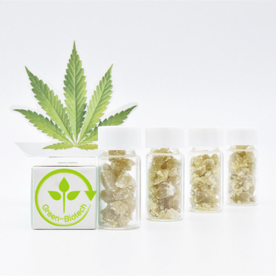 Стеклянная бутылка чистое Cbd крошит органическое уменьшение стресса воска пеньки