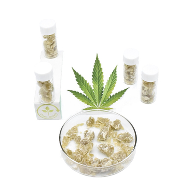 Стеклянная бутылка чистое Cbd крошит органическое уменьшение стресса воска пеньки