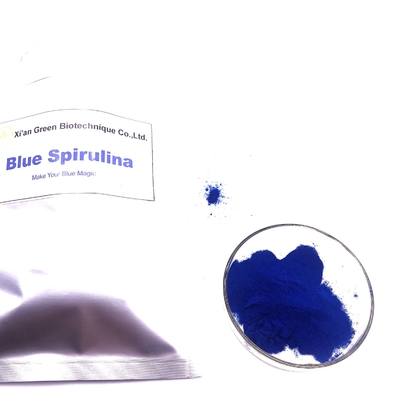 Голубые расцветки еды E18 Spirulina естественные 0.1g 0.5g 1g в 1000ml